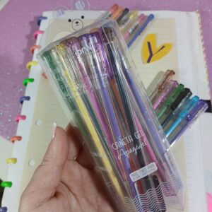KIT CANETA APAGÁVEL BRW 12cores