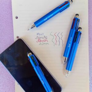 CANETA MINI 4 CORES TOUCH-SCREEN