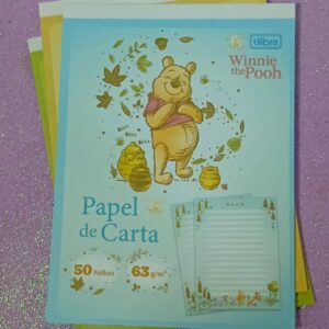 PAPEL DE CARTA URSINHO POOH 50F