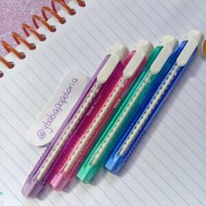 CANETA BORRACHA PUSH