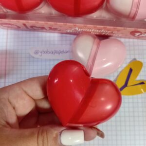 APONTADOR/BORRRACHA CORAÇÃO