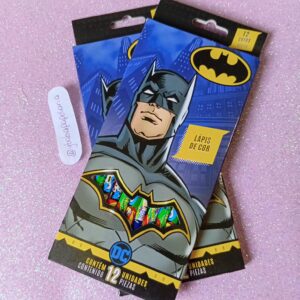 LÁPIS DE COR BATMAN 12 CORES
