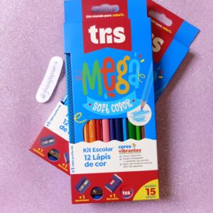 LÁPIS DE COR + KIT ESCOLAR