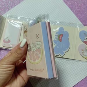 BLOCO ADESIVO SANFONADO KAWAII