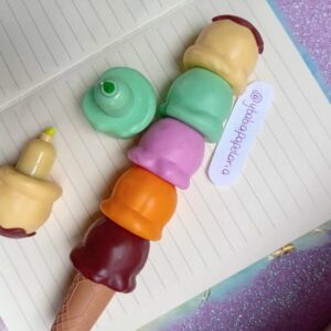 MARCA TEXTO KIT MINI - SORVETE