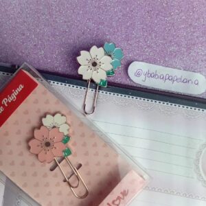 CLIPS - MARCADOR DE PÁGINA FLOWERS