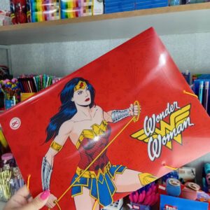 PASTA ESCOLAR - MULHER MARAVILHA