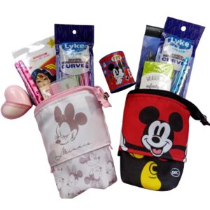 KIT ESTOJO RETRÁTIL MINNIE/MICKEY